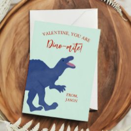 Kleine Valentijn, Jij bent een Dino-mite Dinosauri Notitiekaartje