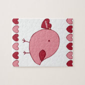 Kleine Valentijn kuiken aangepaste puzzel Legpuzzel (Horizontaal)