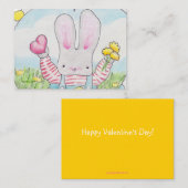 kleine valentijn notitiekaartje (Voorkant / Achterkant)