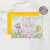 kleine valentijn notitiekaartje (Voorkant / Achterkant in situ)