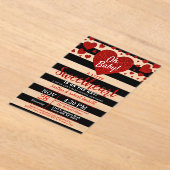 Kleine Valentijnsdag Baby shower Acryl Uitnodigingen (Laagn)