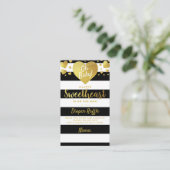 Kleine Valentijnsdag Baby shower Informatiekaartje (Staand voorkant)