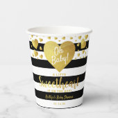 Kleine Valentijnsdag Baby shower Papieren Bekers (Achterkant)