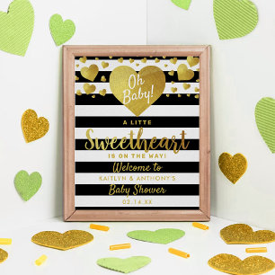 Kleine Valentijnsdag Baby shower Poster