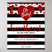 Kleine Valentijnsdag Baby shower Poster (Voorkant)