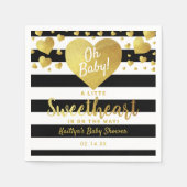 Kleine Valentijnsdag Baby shower Servet (Voorkant)