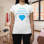 Kleine Valentijnsdag Zwangerschap T-shirt
