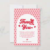 Kleine Valentijnse Baby showers Bedankkaart (Voorkant)