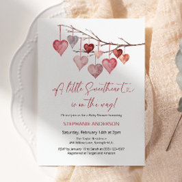 Kleine Valentijnse Baby showers Kaart