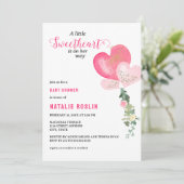 Kleine Valentijnse Baby showers Kaart (Staand voorkant)