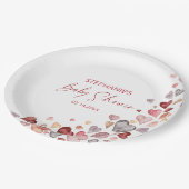 Kleine Valentijnse Baby showers Papieren Bordje (Gekanteld)