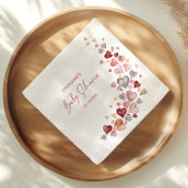 Kleine Valentijnse Baby showers Servet