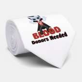 Kleine Vampier Bloeddonoren Nodigden Halloween Str Stropdas (Opgerold)