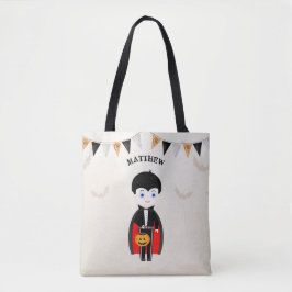 Kleine Vampier Halloween Party Tote Bag