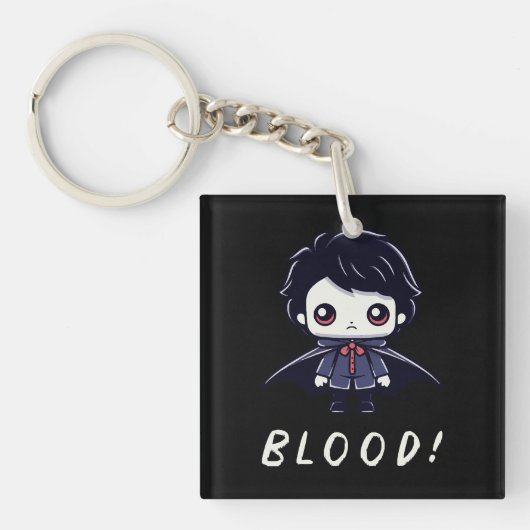 Kleine vampier sleutelhanger (voorkant)