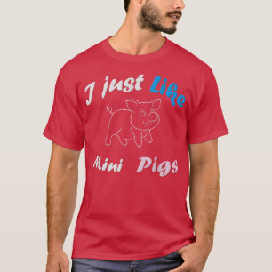 Kleine varkenskleding voor meisjes mannen varkense t-shirt