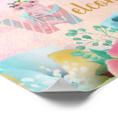  kleine varkenswelkomstaanduiding poster (Hoek)