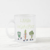 Kleine vegetariër matglas koffiemok (Links)