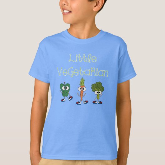 Kleine vegetariër t-shirt (Voorkant)