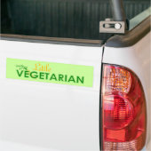 Kleine vegetarische Bumpersticker (Op Truck)
