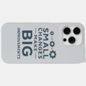 Kleine veranderingen brengen grote verbeteringen K Case-Mate iPhone Case (Achterkant (horizontaal))