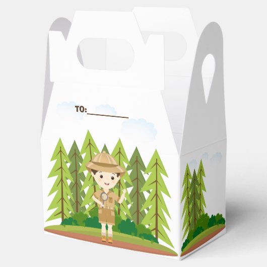 Kleine verkenner bedankdoosjes (Geopend)