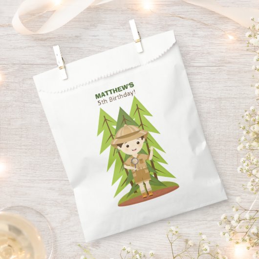 Kleine verkenner bedankzakje (Geknipt)