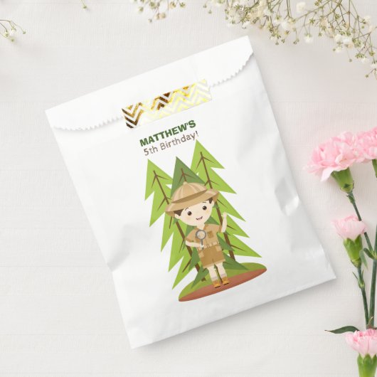 Kleine verkenner bedankzakje (Gezegeld)