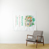 Kleine Verkenner Bos Detective Jongen Babyfeestje Wandkleed (In Situ (horizontaal))