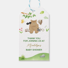 Kleine Verkenner Bos Wandel Baby Shower Cadeaulabel