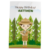 Kleine verkenner medium cadeauzakje (Achterkant)