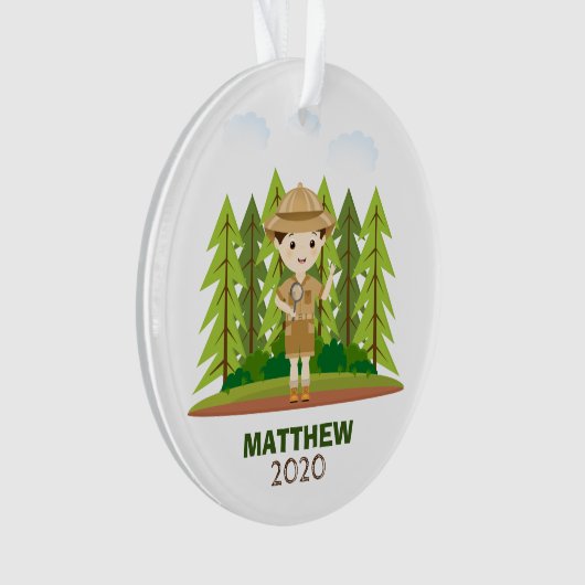 Kleine verkenner ornament (voorkant)