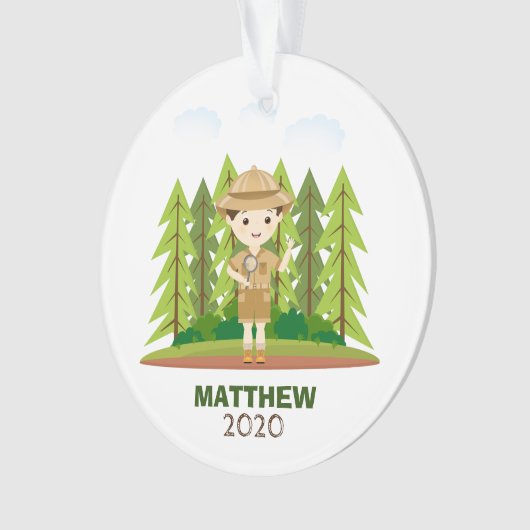 Kleine verkenner ornament (voorkant)