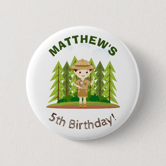 Kleine verkenner ronde button 5,7 cm (Voorkant)