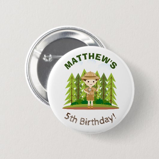 Kleine verkenner ronde button 5,7 cm (Voorkant /achterkant)