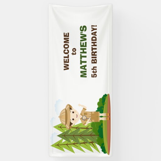 Kleine verkenner spandoek (Verticaal)