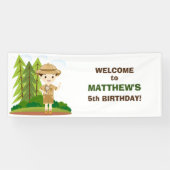 Kleine verkenner spandoek (Horizontaal)