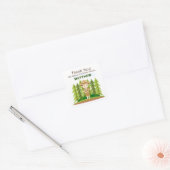 Kleine verkenner vierkante sticker (Envelop)