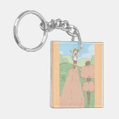 Kleine Verkenner Wandelavontuur Sleutelhanger (Voorkant Links)