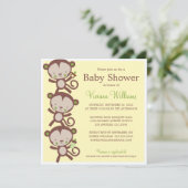 KLEINE VERSCHIJNSELEN | BABY SHOWER INVITATIE KAART (Staand voorkant)