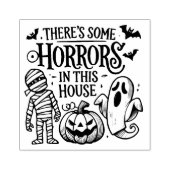 Kleine verschrikkingen rubberstempel (Afrduk)