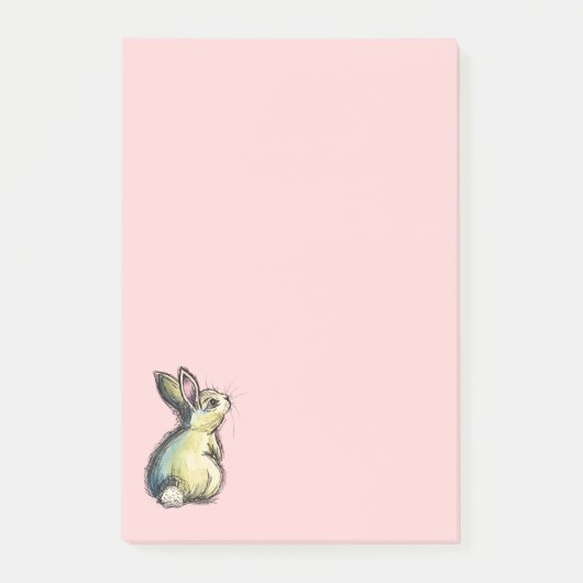 Kleine Vetkonijn Post-it Notities Post-it® Notes (Voorkant)