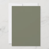 Kleine viering van grote liefde, Elegante Minimali Kaart (Achterkant)