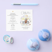 Kleine viering van het leven Foto begrafenisprogra Flyer (Enkel)