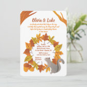 Kleine vierkant uitnodiging (Staand voorkant)