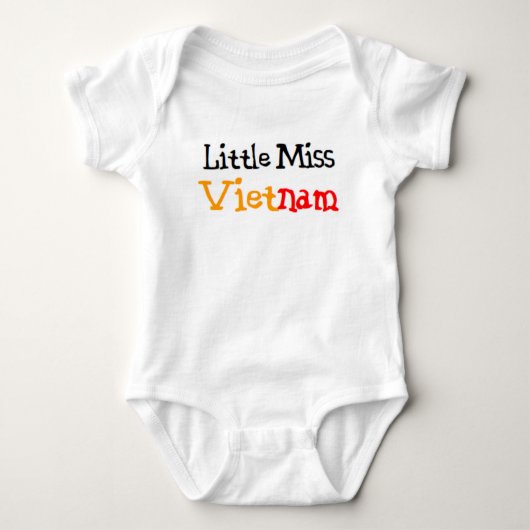 kleine Vietnamese miss Romper (Voorkant)