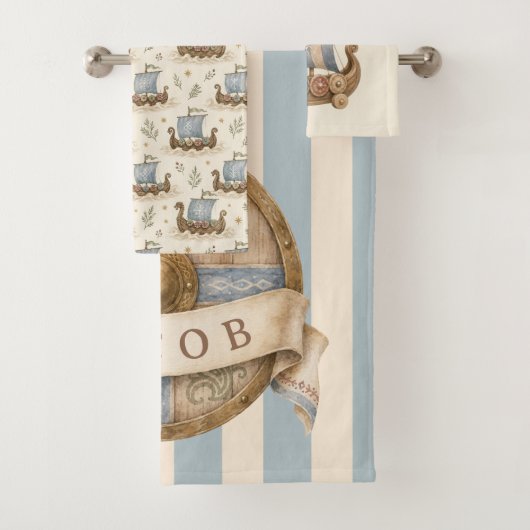 Kleine Viking Babykamer Bad Handdoek (Insitu)