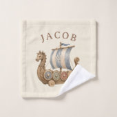Kleine Viking Babykamer Bad Handdoek (Wasdoekje)