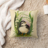 Kleine Vintage Vogelkussen Kussen (Deken)