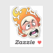 Kleine vinylsticker van 2 x 2 inch op maat gesnede sticker (Vel)